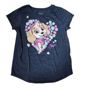 Jumping Beans Nickelodeon Paw Patrol Skye Short Sleeve Shirt Size 6x Gray